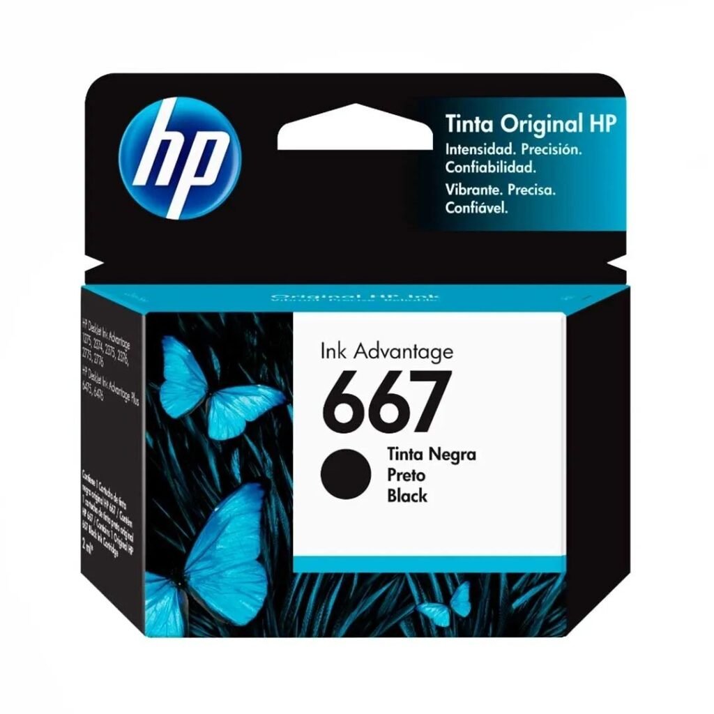 CARTUCHO HP 667 Negro