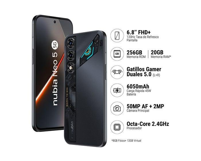 ZTE nubia Neo 5 5G 256 GB / 20 GB RAM